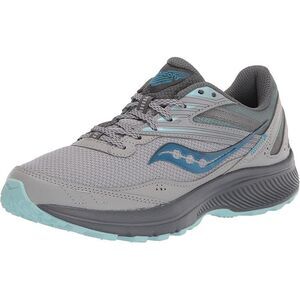 Saucony Cohesion Tr15 Synthetic Running Shoe for Women, Alloy/Topaz - Size 8.5